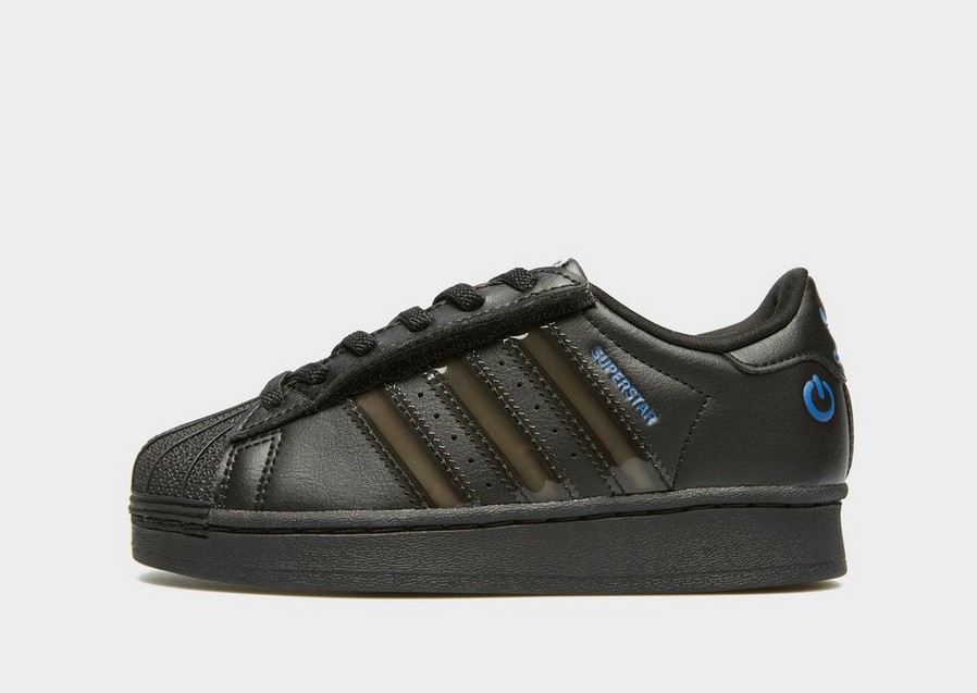 Detské tenisky ADIDAS SUPERSTAR LED LIGHTS CF EL C JS1291 Čierna
