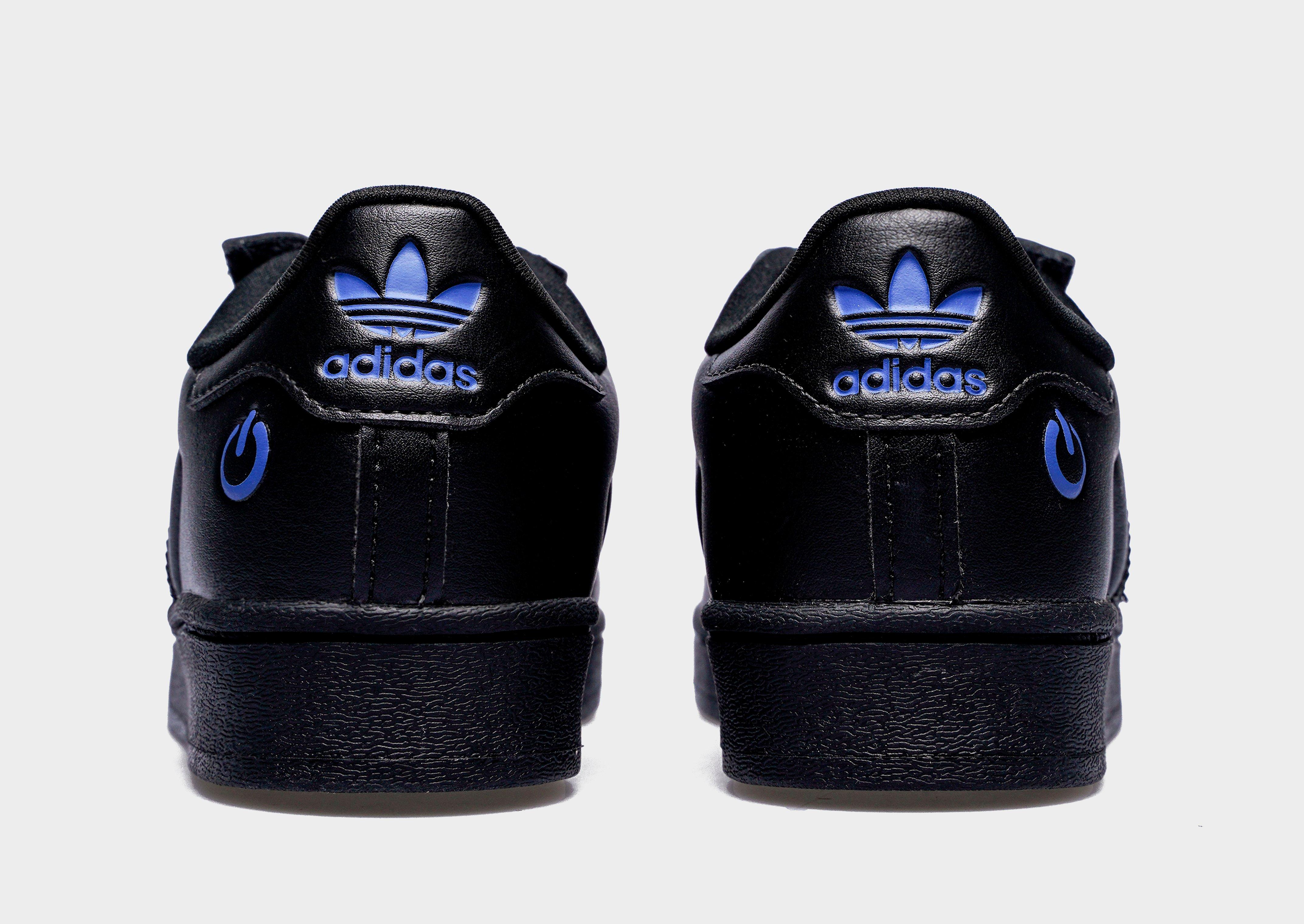 Adidași pentru copii ADIDAS SUPERSTAR LED LIGHTS CF EL C JS1291 Negru