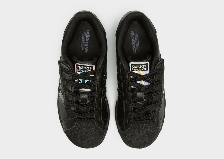 Detské tenisky ADIDAS SUPERSTAR LED LIGHTS CF EL C JS1291 Čierna