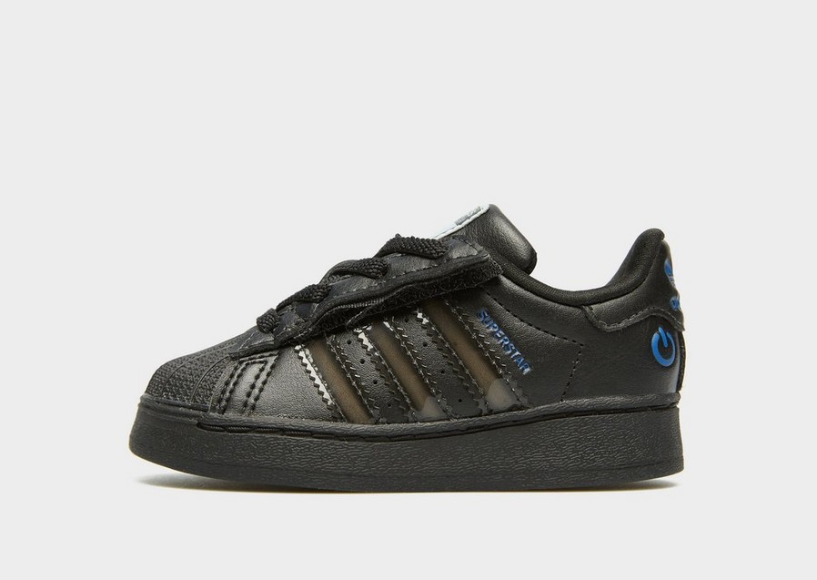 Adidași pentru copii ADIDAS SUPERSTAR LED LIGHTS CF EL I JS1295 Negru