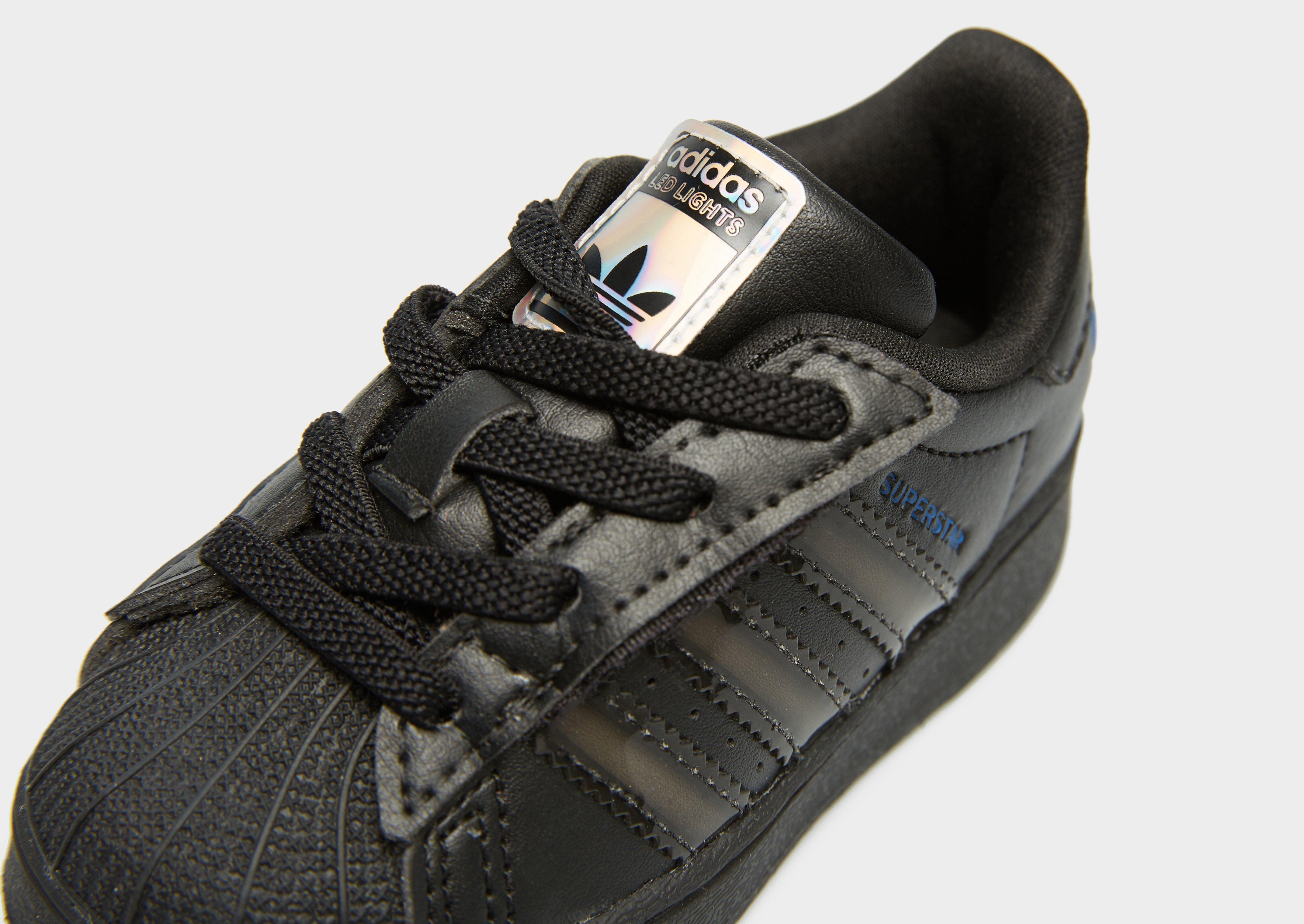 Adidași pentru copii ADIDAS SUPERSTAR LED LIGHTS CF EL I JS1295 Negru