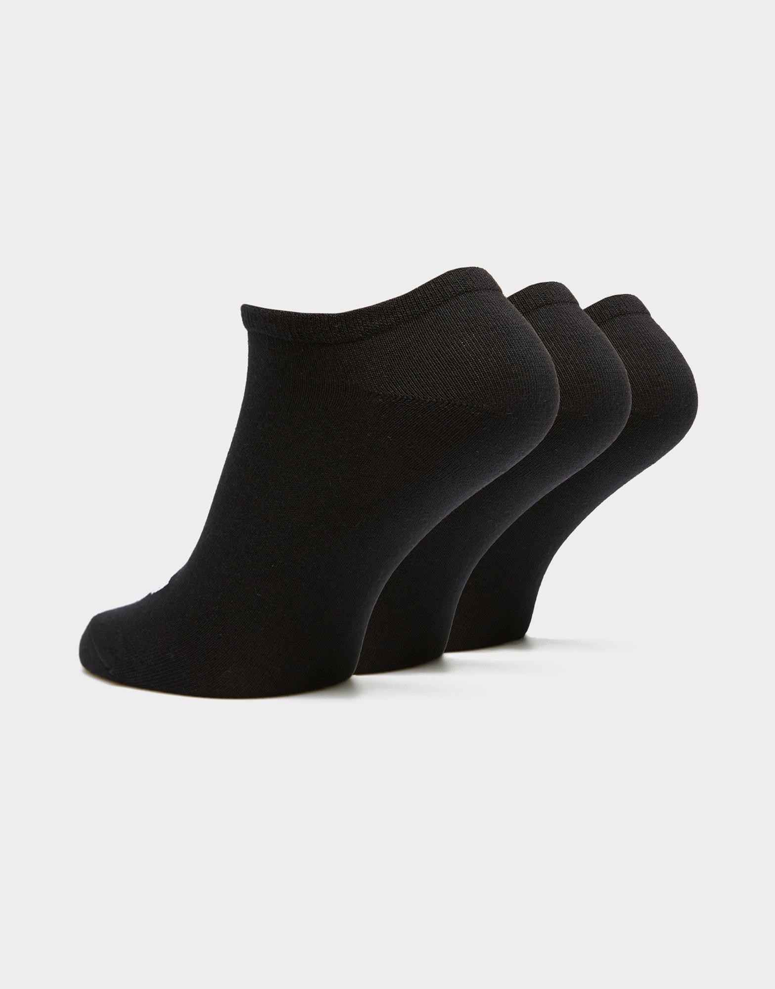 Dámske ponožky ADIDAS PONOŽKY LINER SOCKS 3P JV7399 Čierna