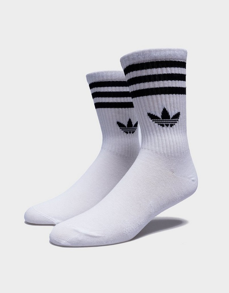 Șosete pentru femei ADIDAS ȘOSETE 3S CREW S 3P JV7401 Alb