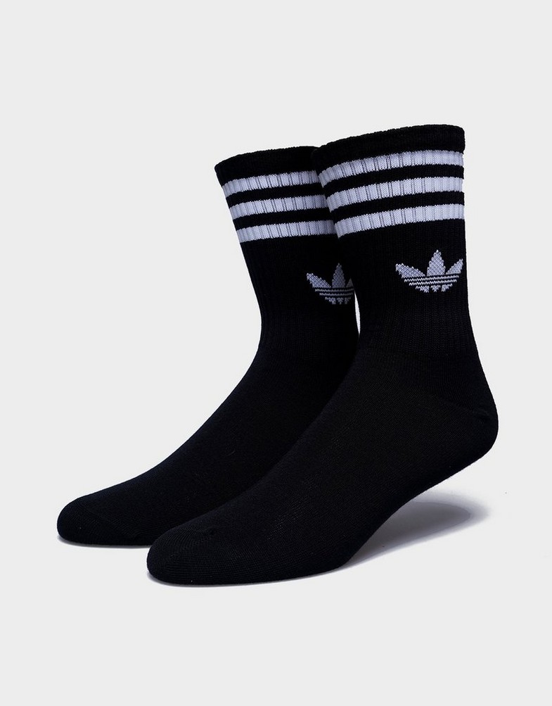 Șosete pentru femei ADIDAS ȘOSETE 3S CREW S 3P JV7402 Negru