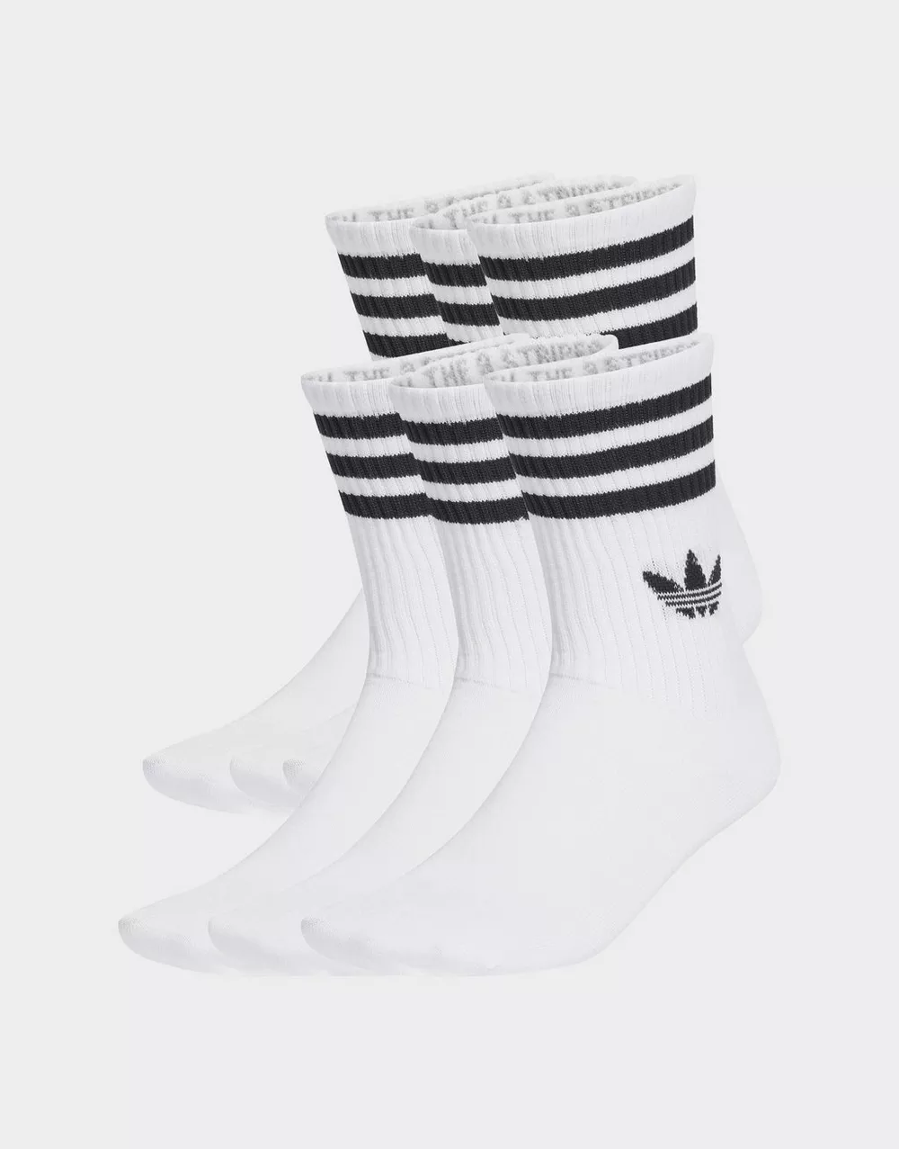 ADIDAS ВИСОКІ ШКАРПЕТКИ 3   STRIPES CREW SOCKS 6 PAIRS, фото 1 з 2