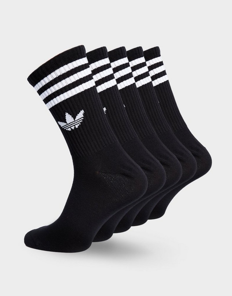 Șosete pentru femei ADIDAS ȘOSETE 3 STRIPES CREW SOCKS 6 PAIRS JV7411 Negru