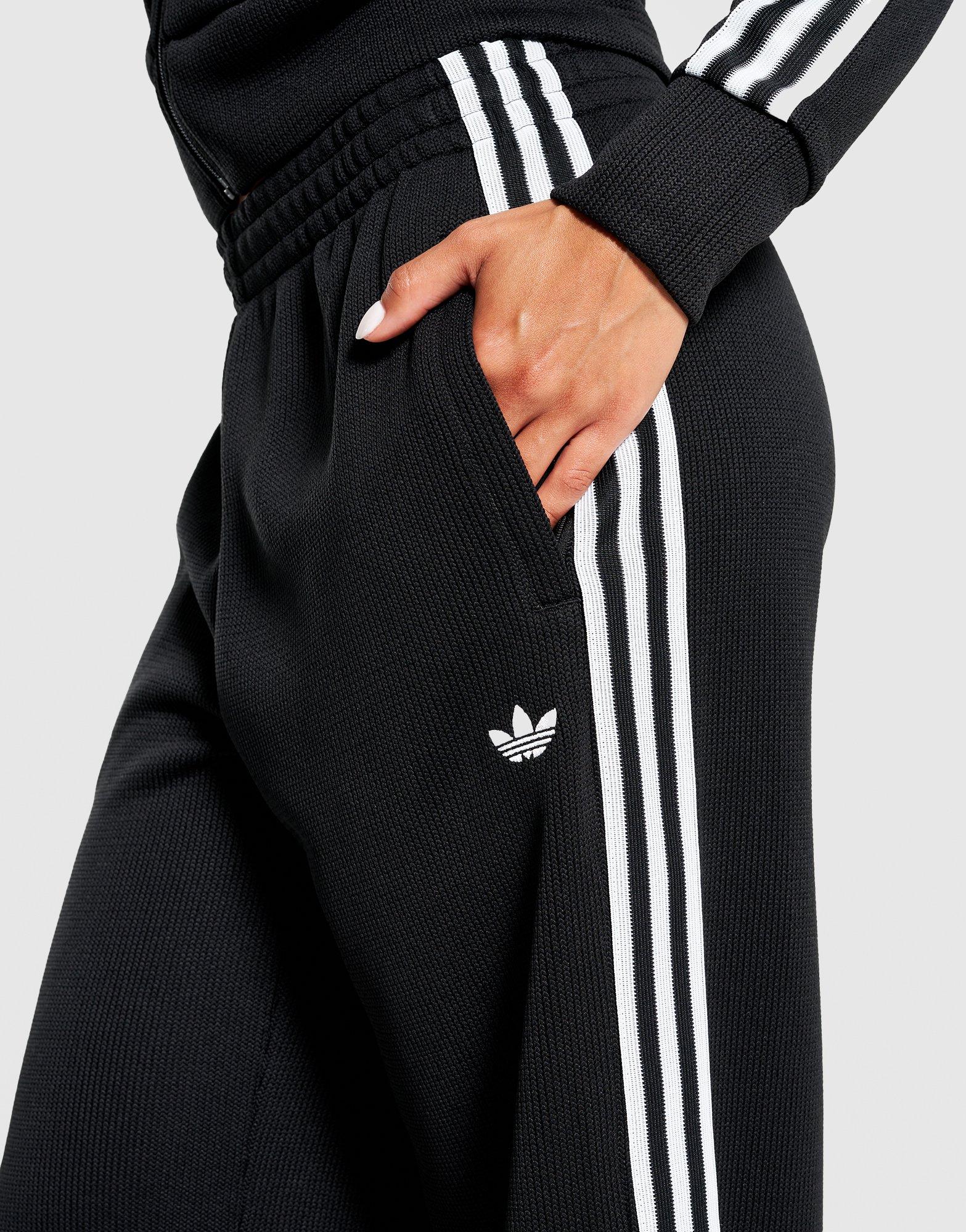Ženske hlače ADIDAS HLAČE ADICOLOR FIREBIRD KNIT TRACK PANT JV7525 crna