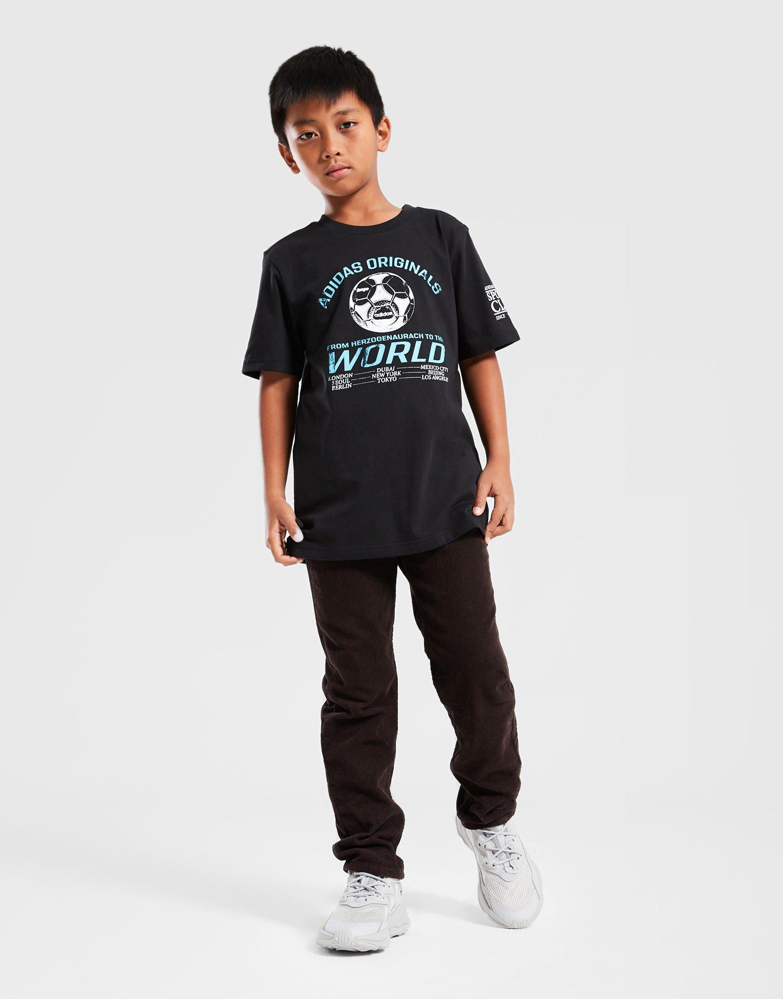 Дитячі футболки ADIDAS ФУТБОЛКА GRAPHIC TEE JV7695 Чорний