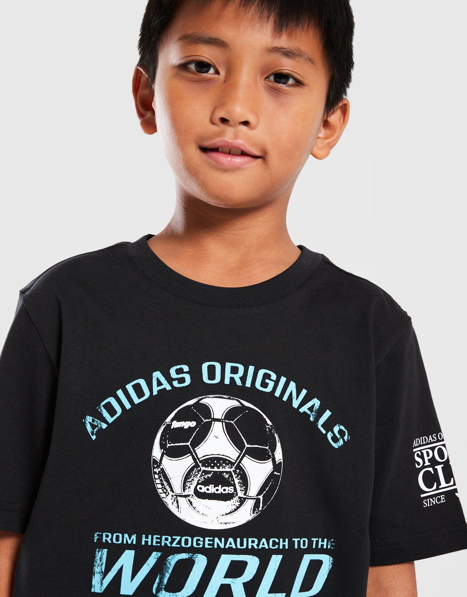 Дитячі футболки ADIDAS ФУТБОЛКА GRAPHIC TEE JV7695 Чорний