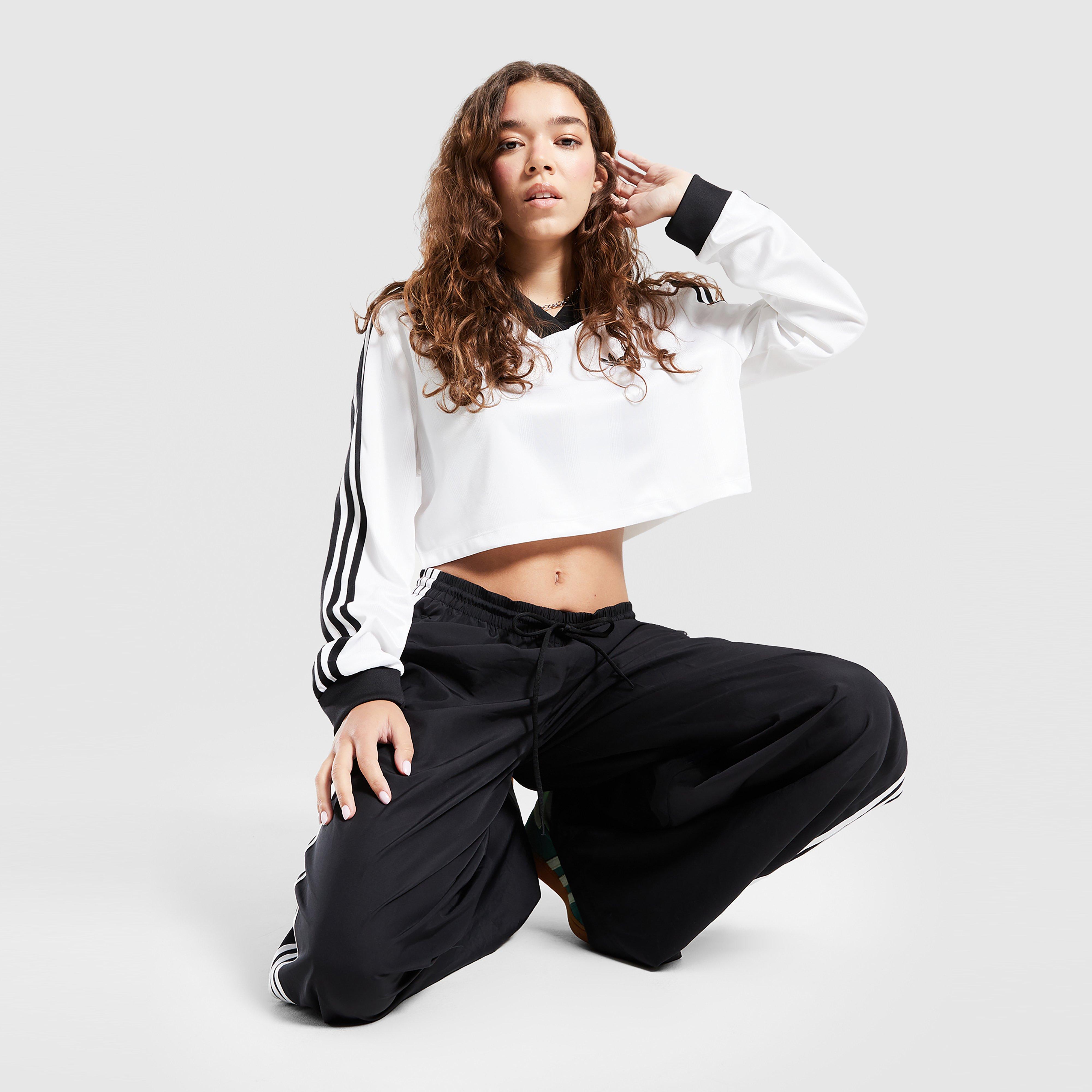 Koszulka, t-shirt damski ADIDAS T-SHIRT JACQUARD LS TOP