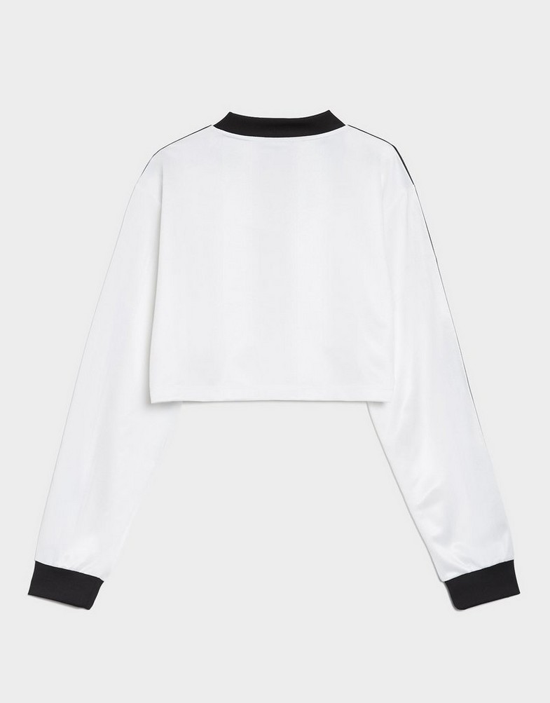 Дамска тениска ADIDAS ТЕНИСКА JACQUARD LS ТОП JV9740 Бял