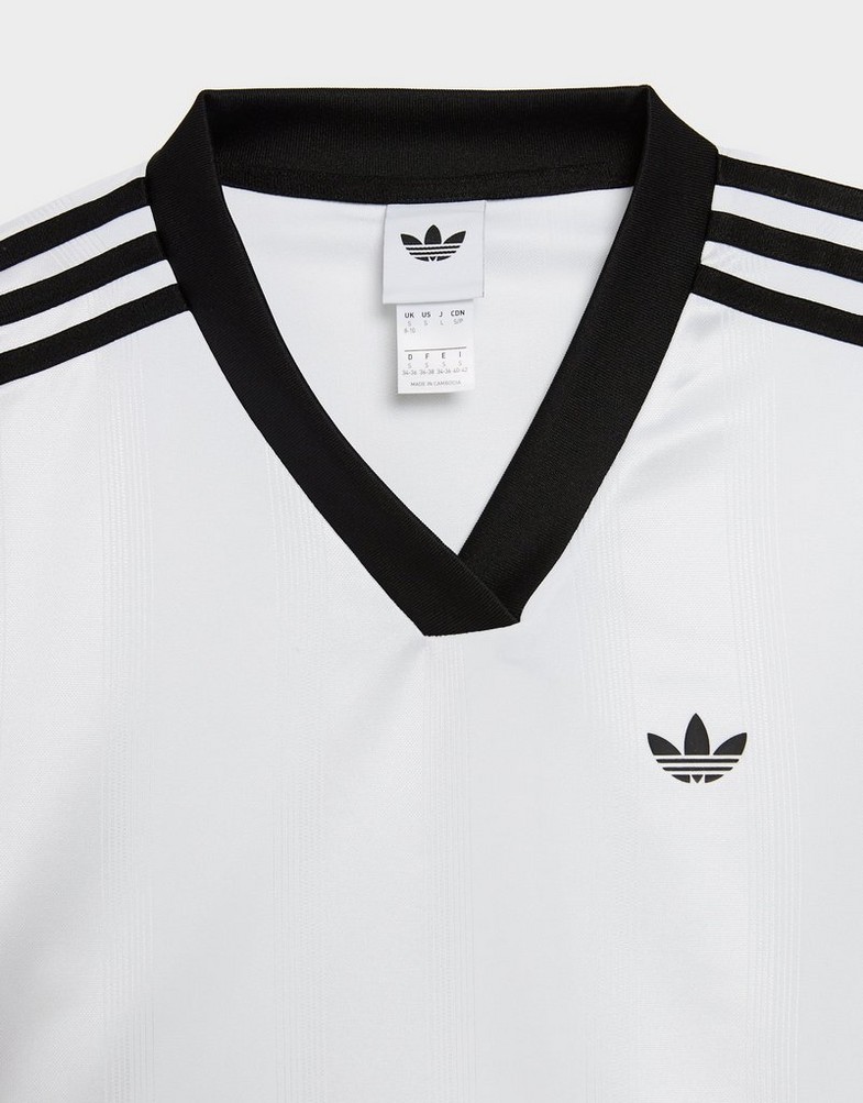 Дамска тениска ADIDAS ТЕНИСКА JACQUARD LS ТОП JV9740 Бял