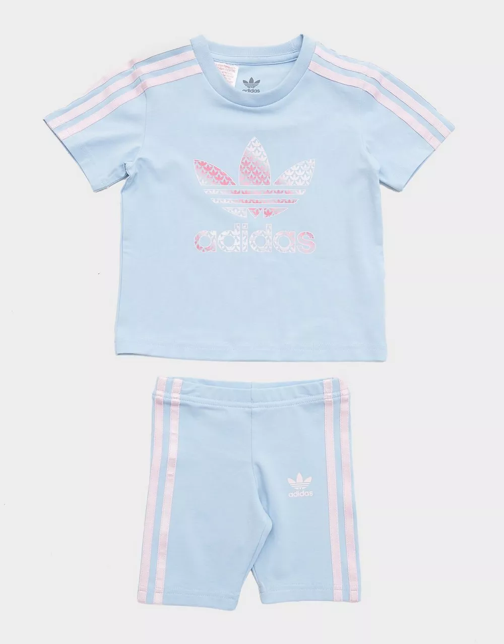 ADIDAS КОМПЛЕКТ (G)$TRF AOP TEE/SHT SKYPK, фото 1 з 3