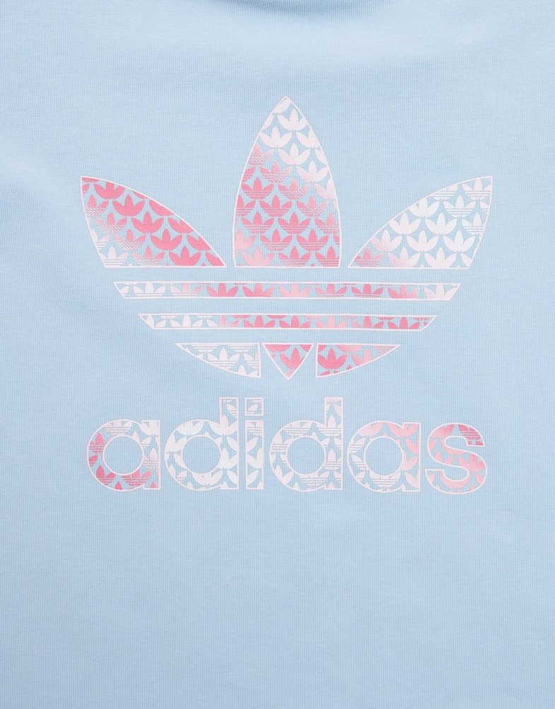 Trening pentru copii ADIDAS SET (G)$TRF AOP TEE/SHT SKYPK JW4893 Albastru
