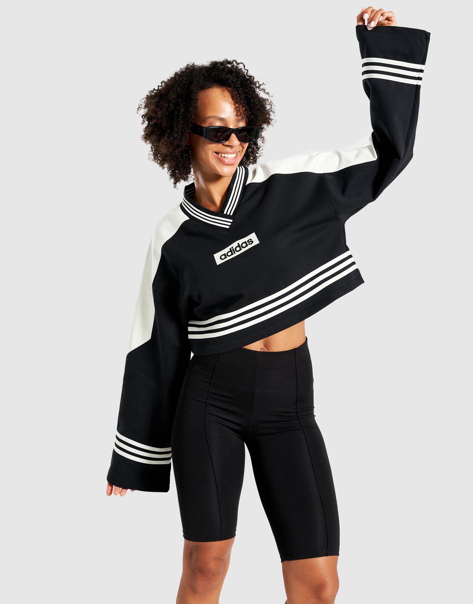 Ženski gornji dio trenirke ADIDAS VESTA CREW SWEATSHIRT JW7273 crna