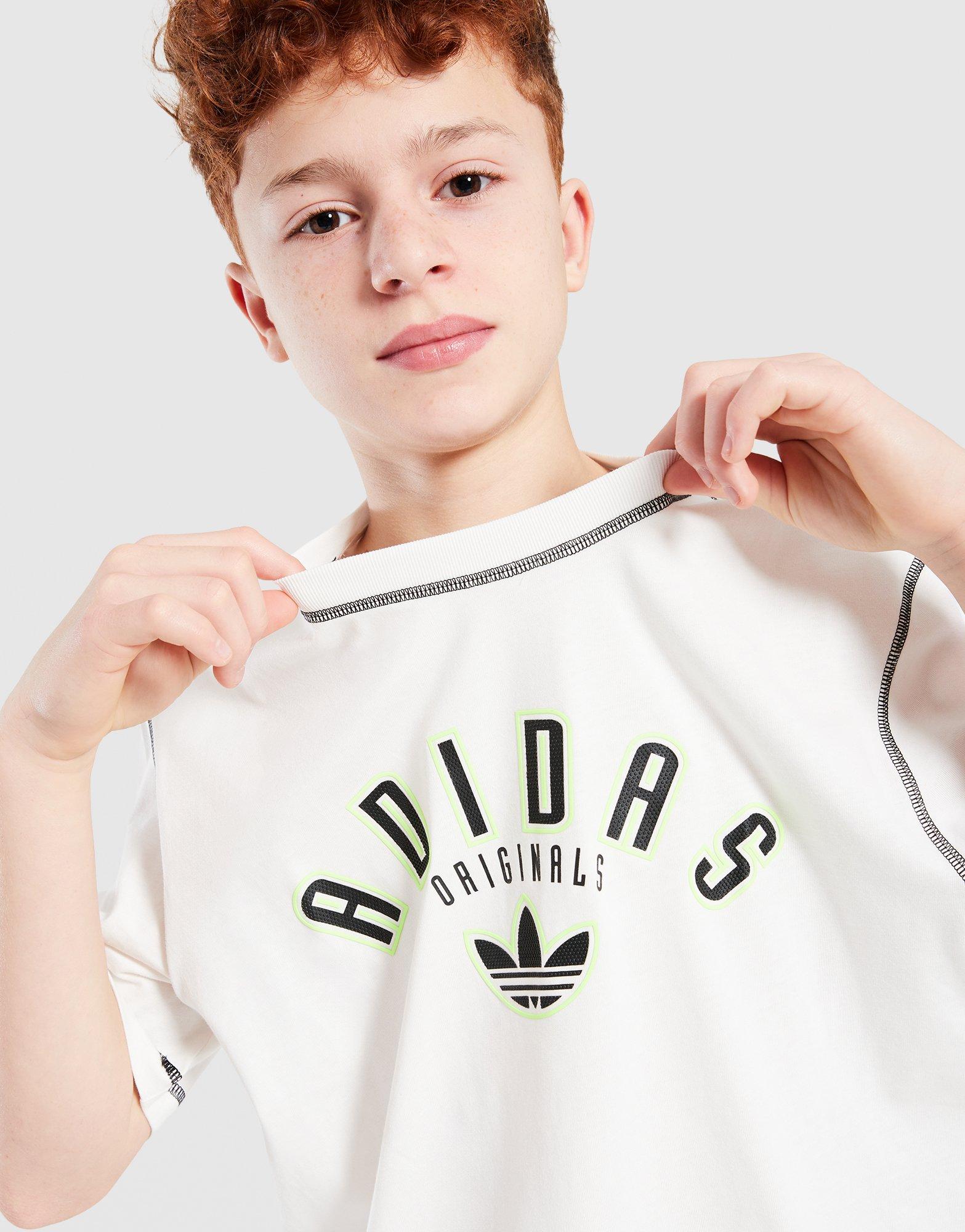 Koszulka, t-shirt dziecięcy ADIDAS T-SHIRT TEE JX5265 Biały