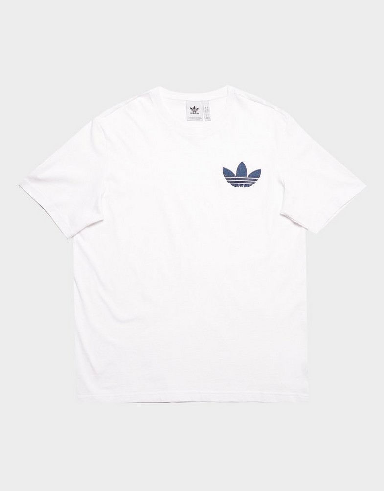 Мъжка тениска ADIDAS ТЕНИСКА DENIM TREF TEE JX5773 Черен