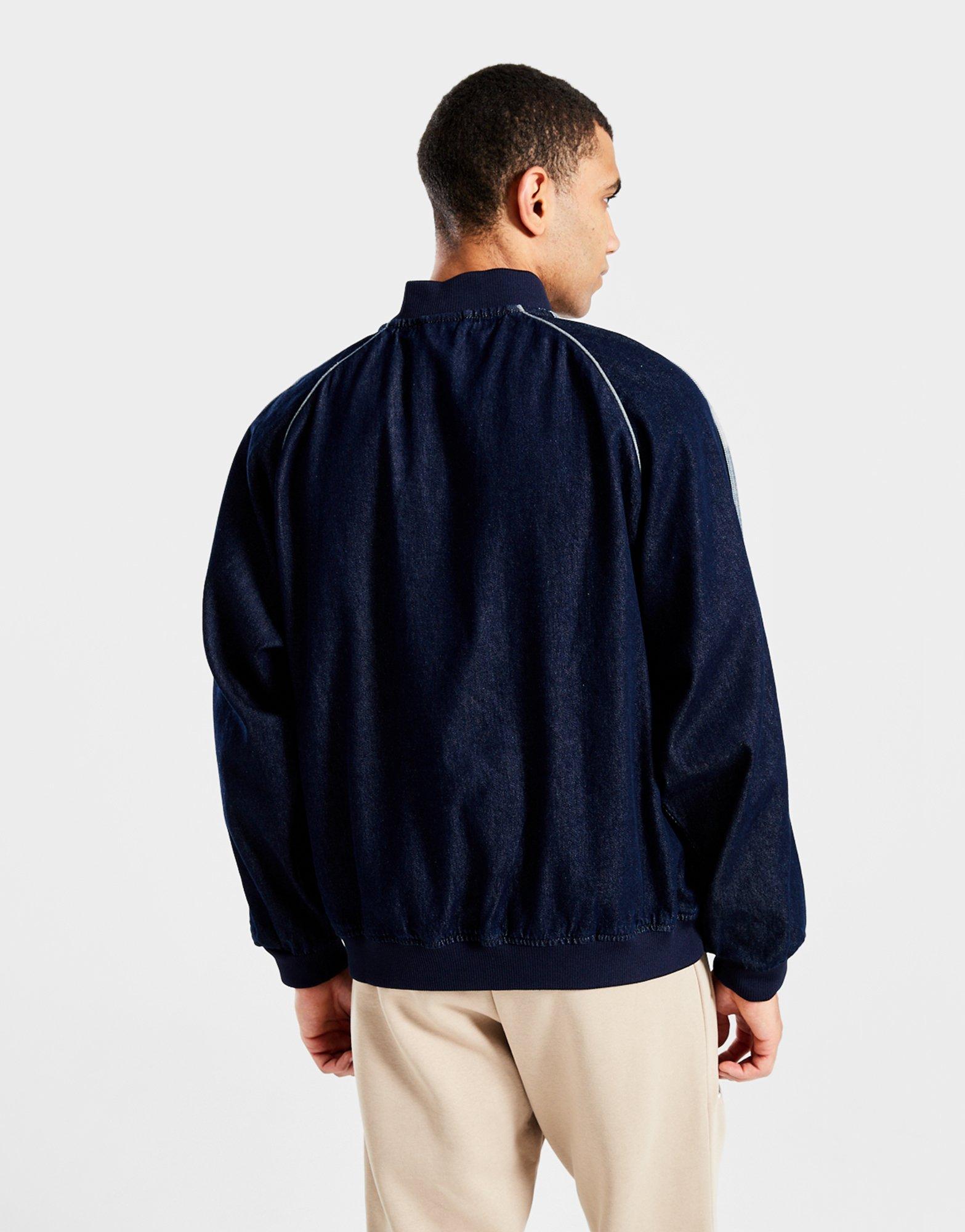 Muški gornji dio trenirke ADIDAS VESTA RASKOPČANA SST TT - S JX6461 tamnoplava