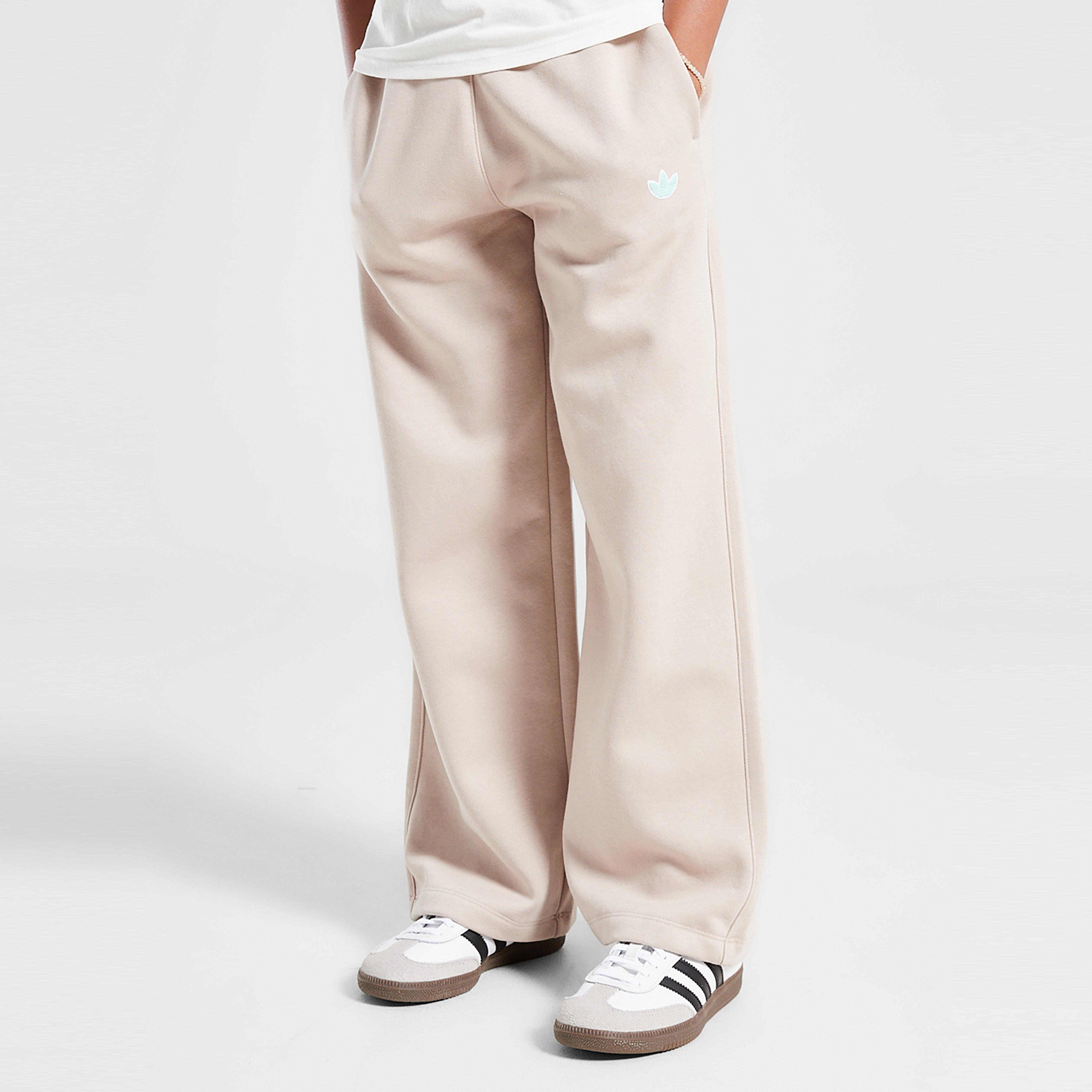 Pantaloni pentru copii ADIDAS PANTALONI  LGO WIDE LEG JOG BGE G