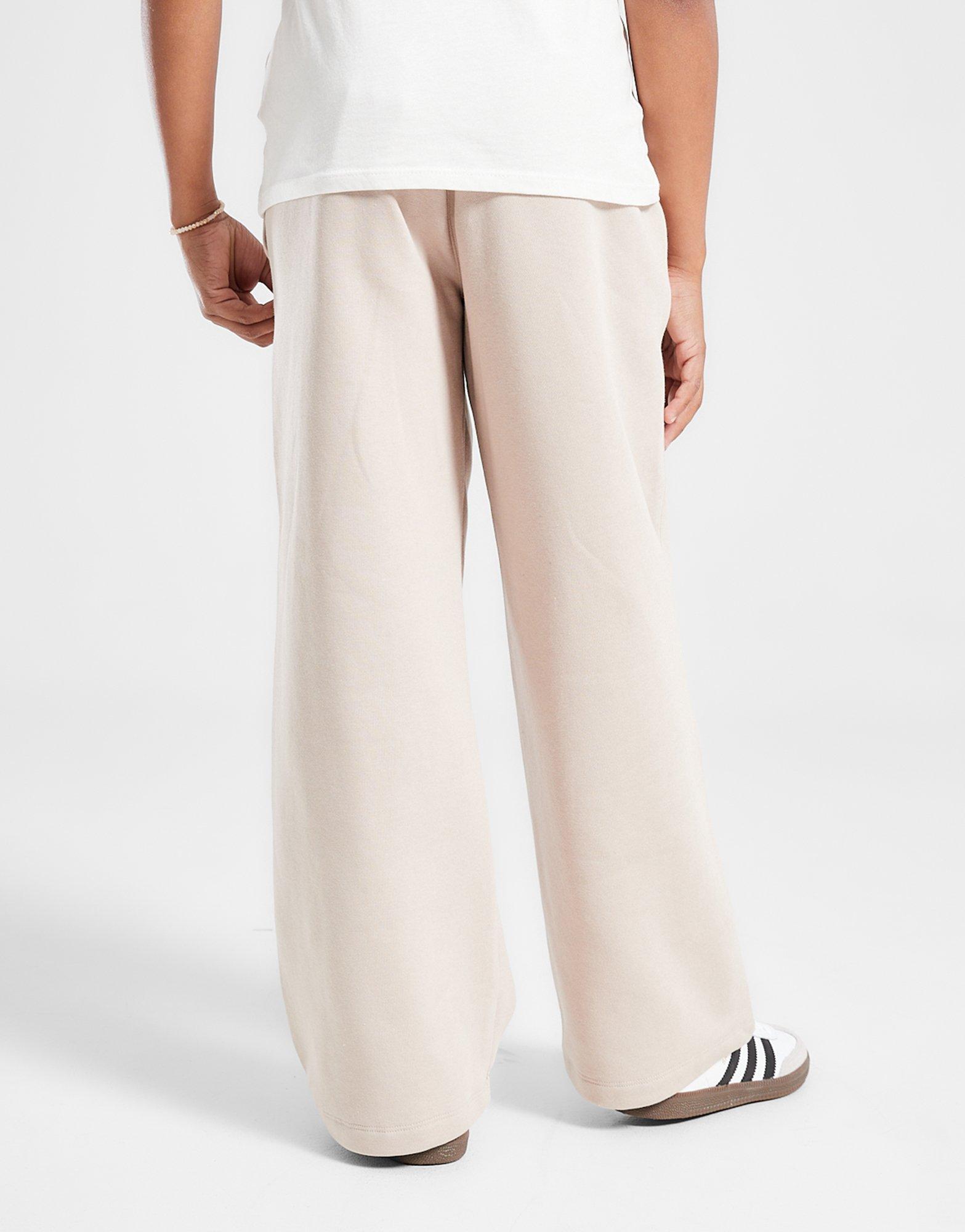 Детски панталон ADIDAS ПАНТАЛОНИ LGO WIDE LEG JOG BGE G JX7520 Бежов