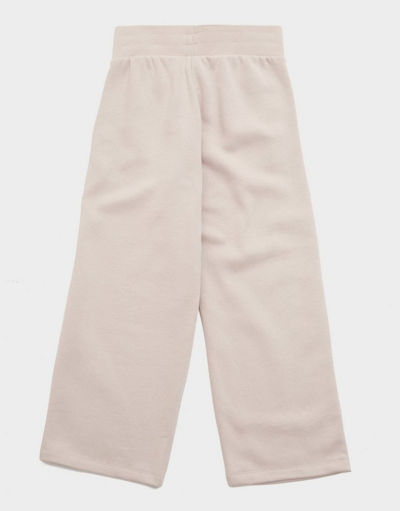 Pantaloni pentru copii ADIDAS PANTALONI  LGO WIDE LEG JOG BGE G JX7520 Bej