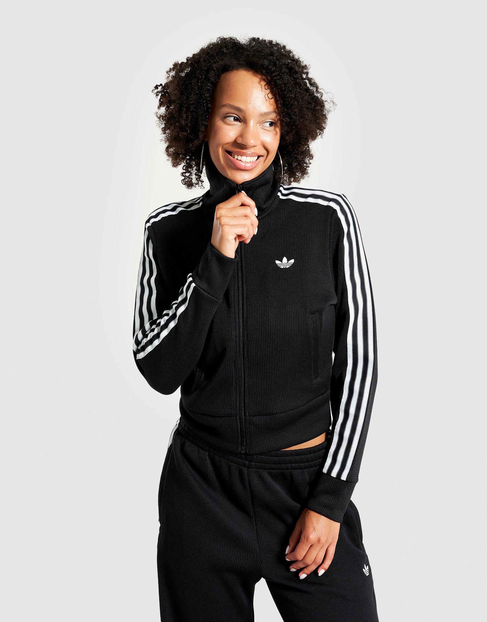 adidas Pulóver Cipzáras Firebird Adicolor Knit Tt