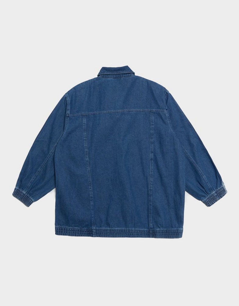 Dámská mikina ADIDAS MIKINA ROZEPÍNACÍ ADICOLOR DENIM ADILENIUM JY2896 Modrá