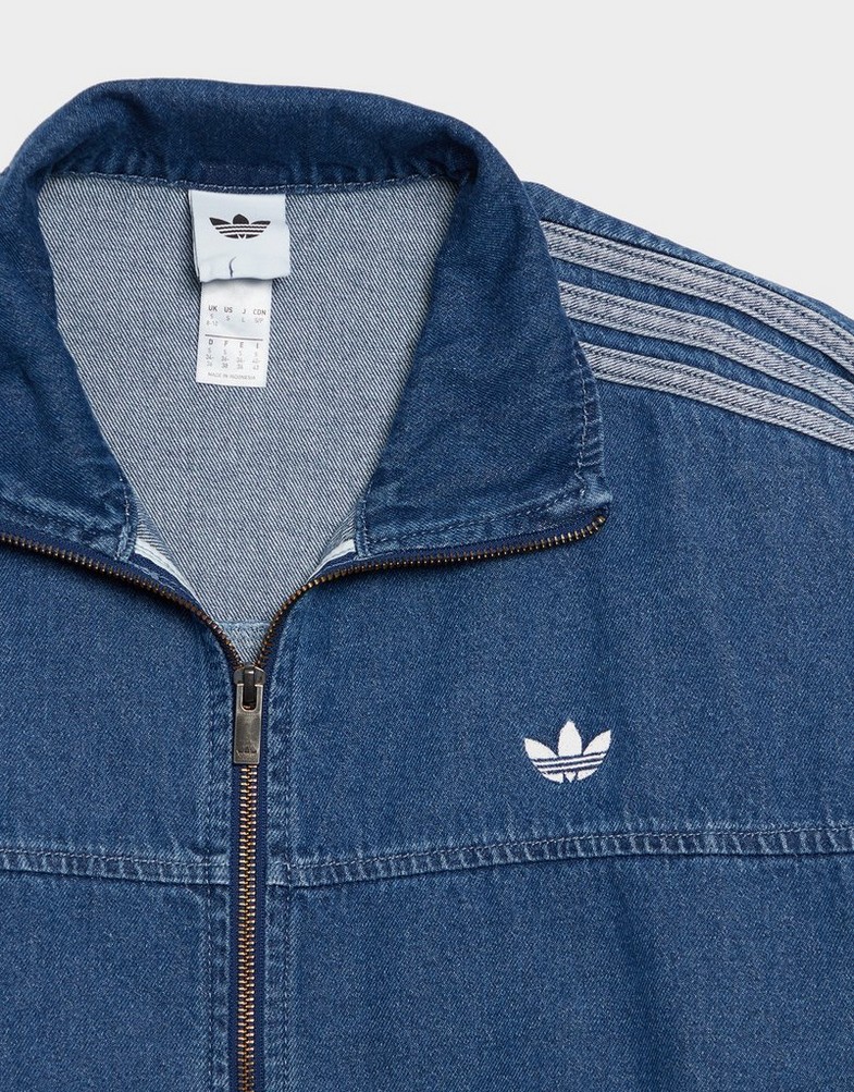Dámská mikina ADIDAS MIKINA ROZEPÍNACÍ ADICOLOR DENIM ADILENIUM JY2896 Modrá