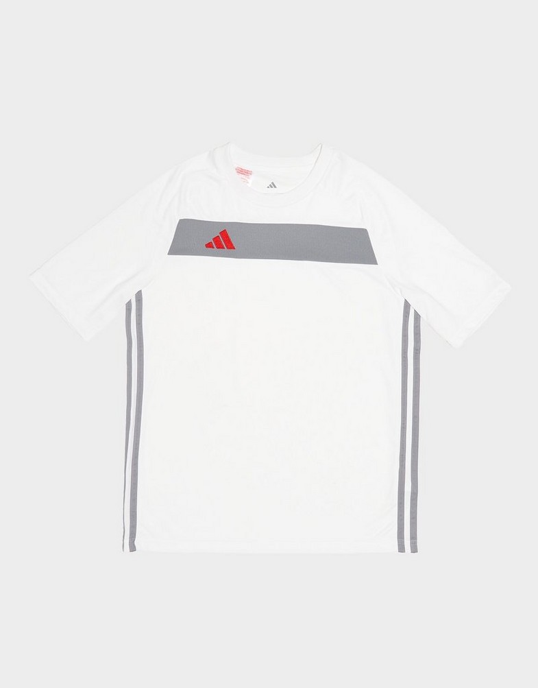 Koszulka, t-shirt dziecięcy ADIDAS T-SHIRT TIRO ES JSY Y B JY3378 Biały