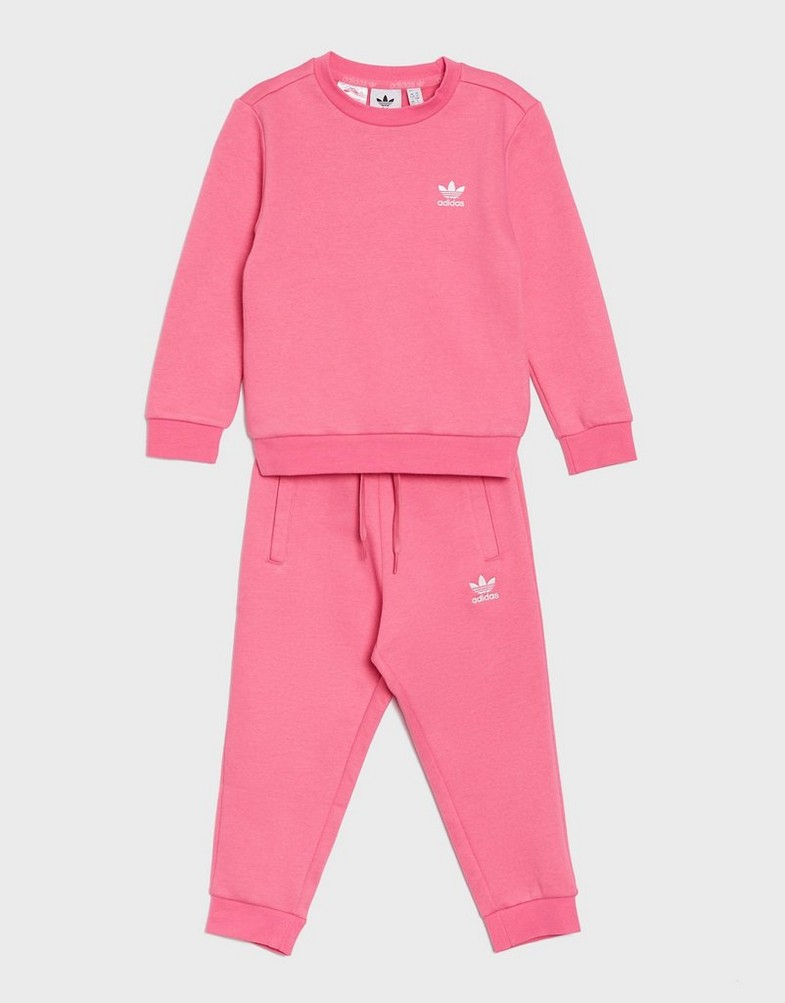Trening pentru copii ADIDAS SET CREW SET JY4880 Roz