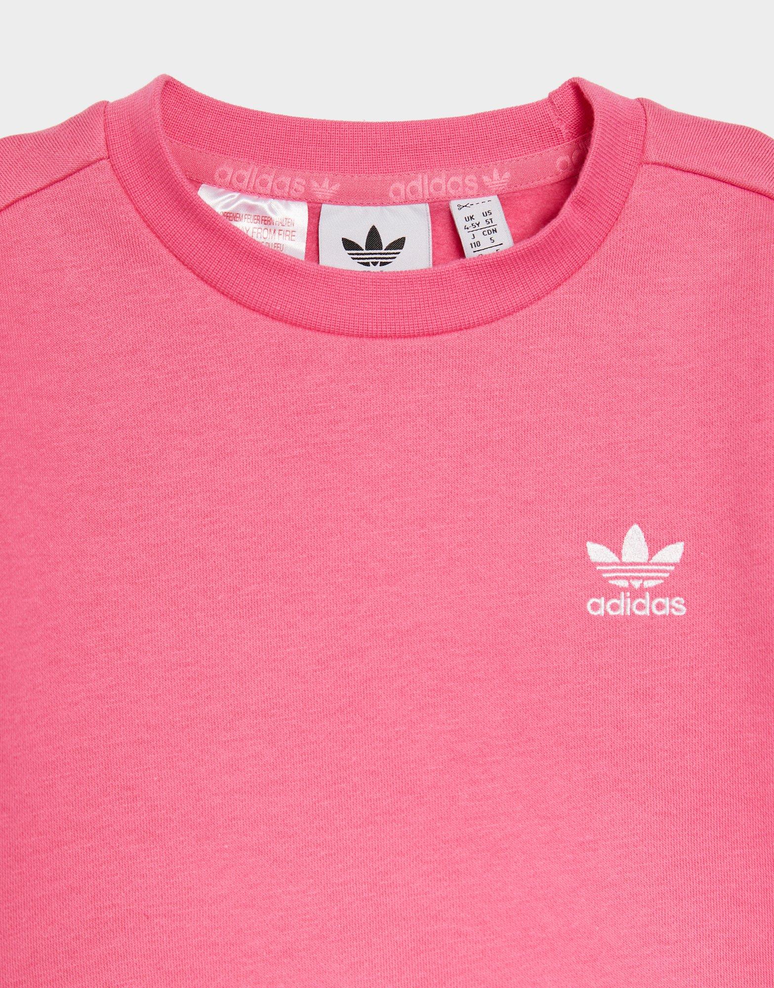 Trening pentru copii ADIDAS SET CREW SET JY4880 Roz