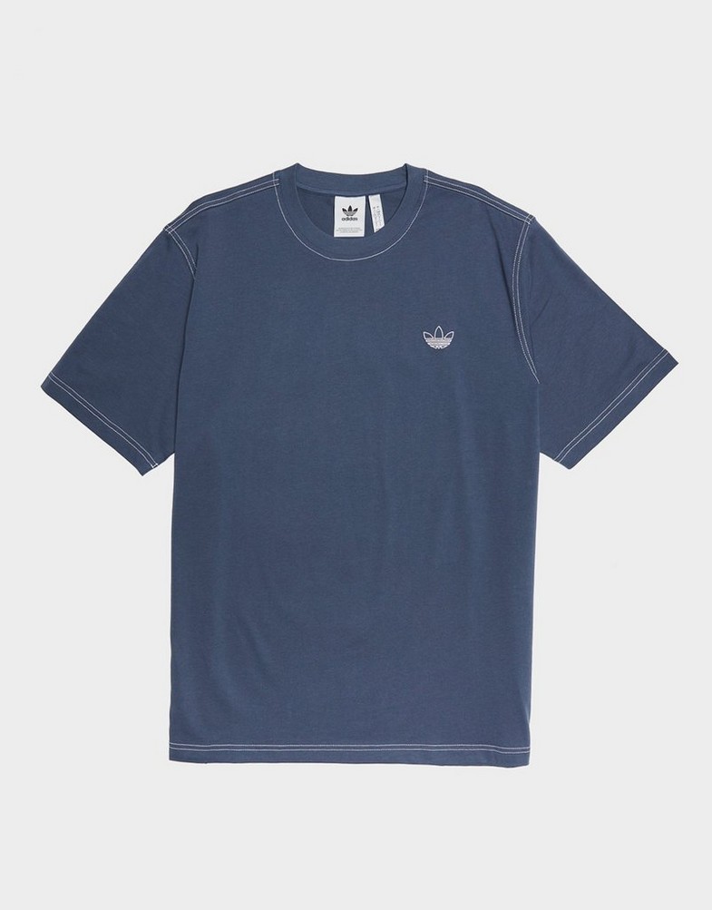 Tricou pentru bărbați ADIDAS TRICOU SCRIPT TEE JY8010 Albastru