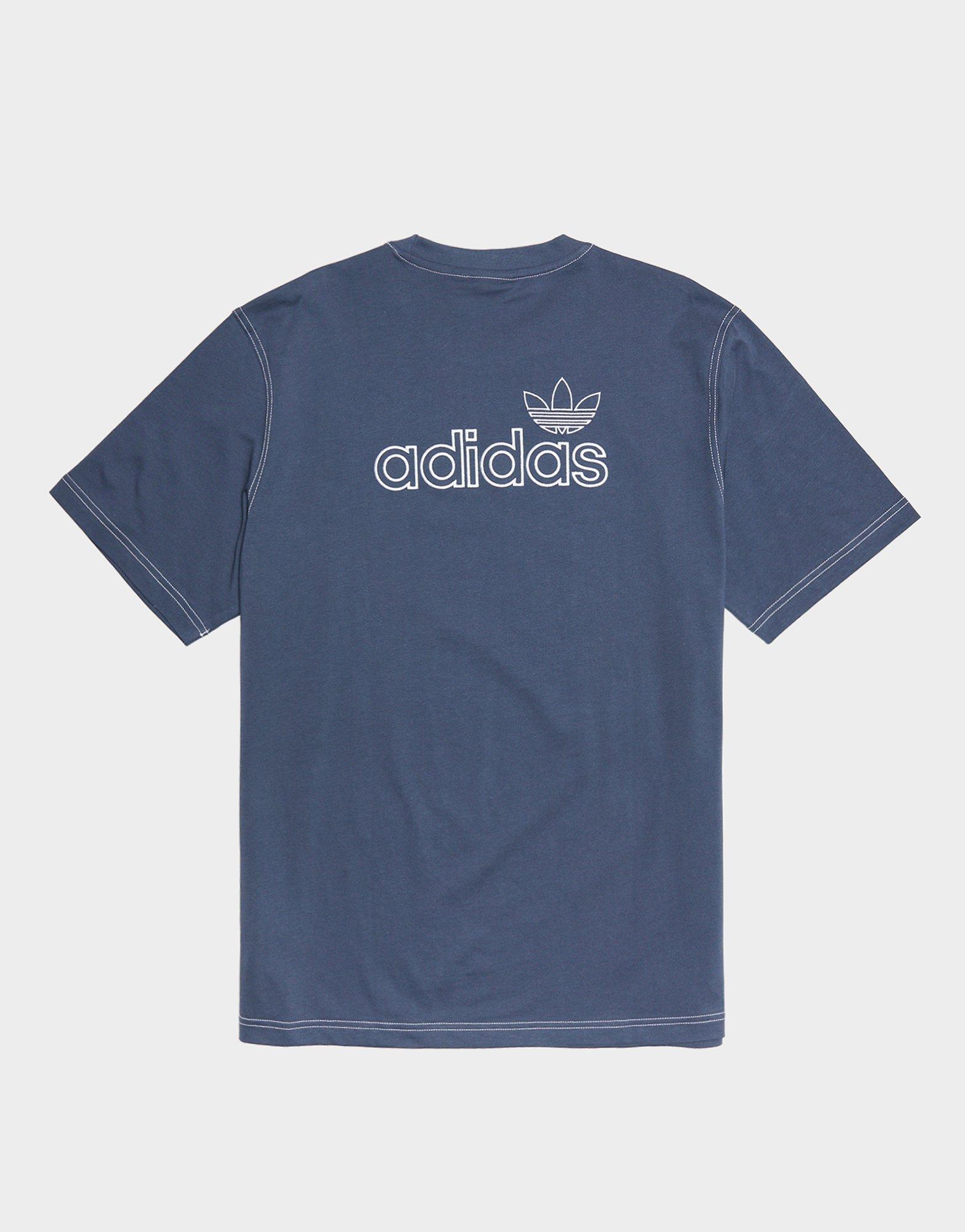 Мъжка тениска ADIDAS ТЕНИСКА SCRIPT TEE JY8010 Син