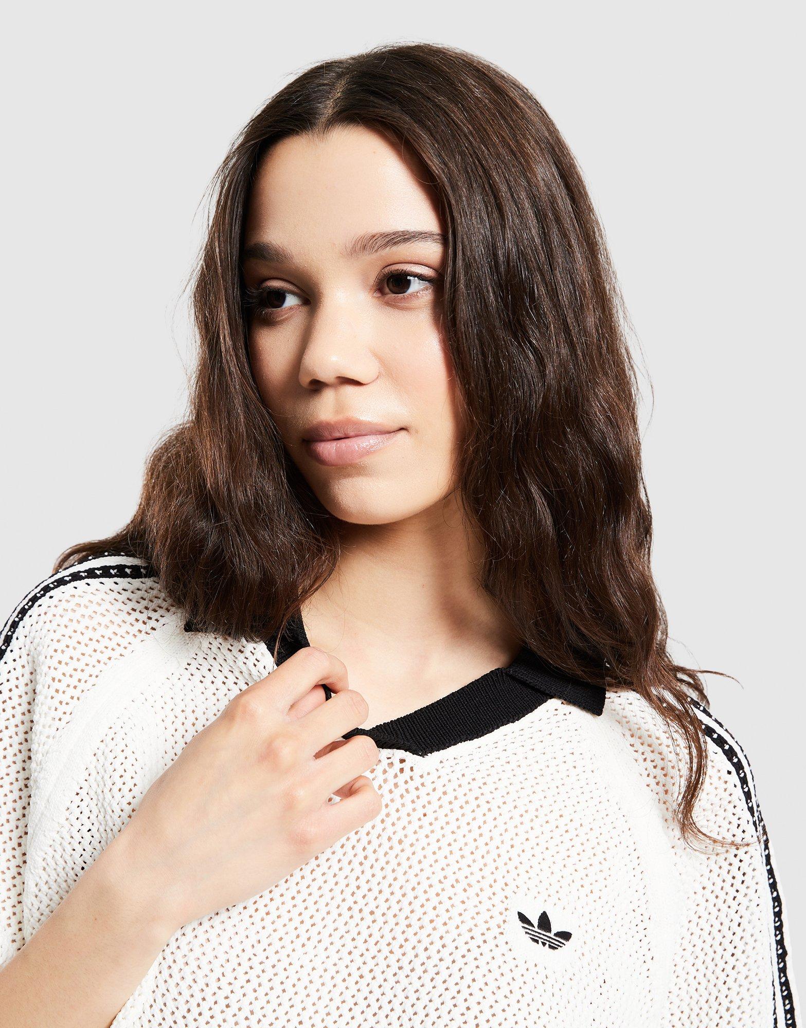 adidas Tričko Crochet Polo Tričko Tričko Tričko Tr    Tričko