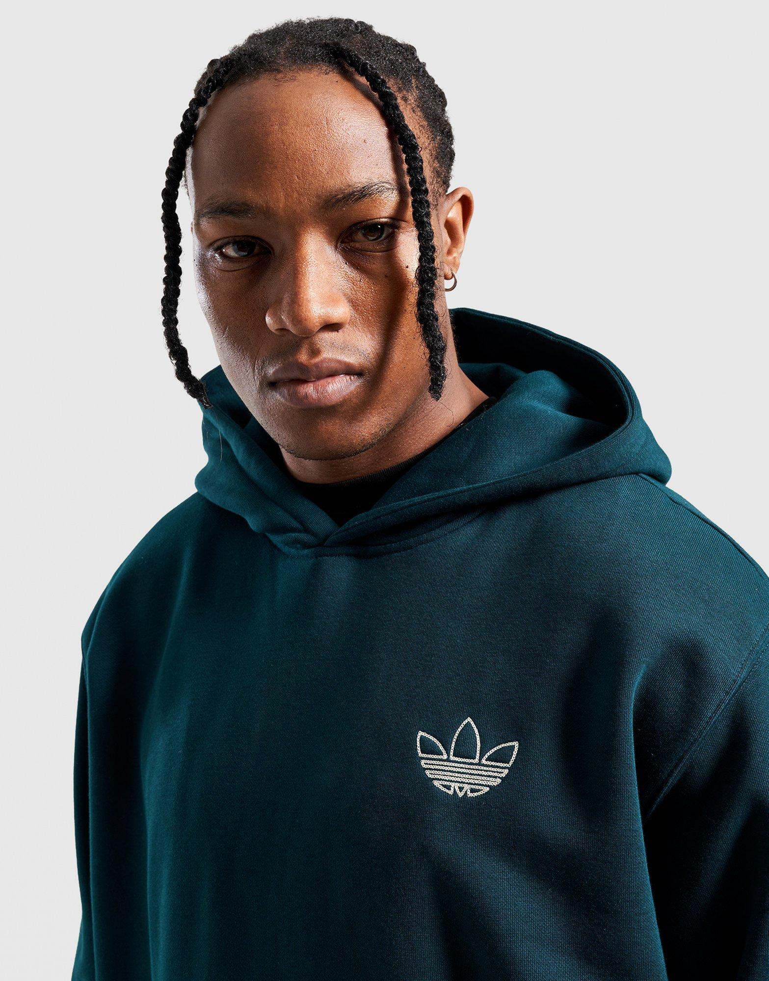 Bluza męska ADIDAS BLUZA Z KAPTUREM GFX HD OS KC6737 Zielony