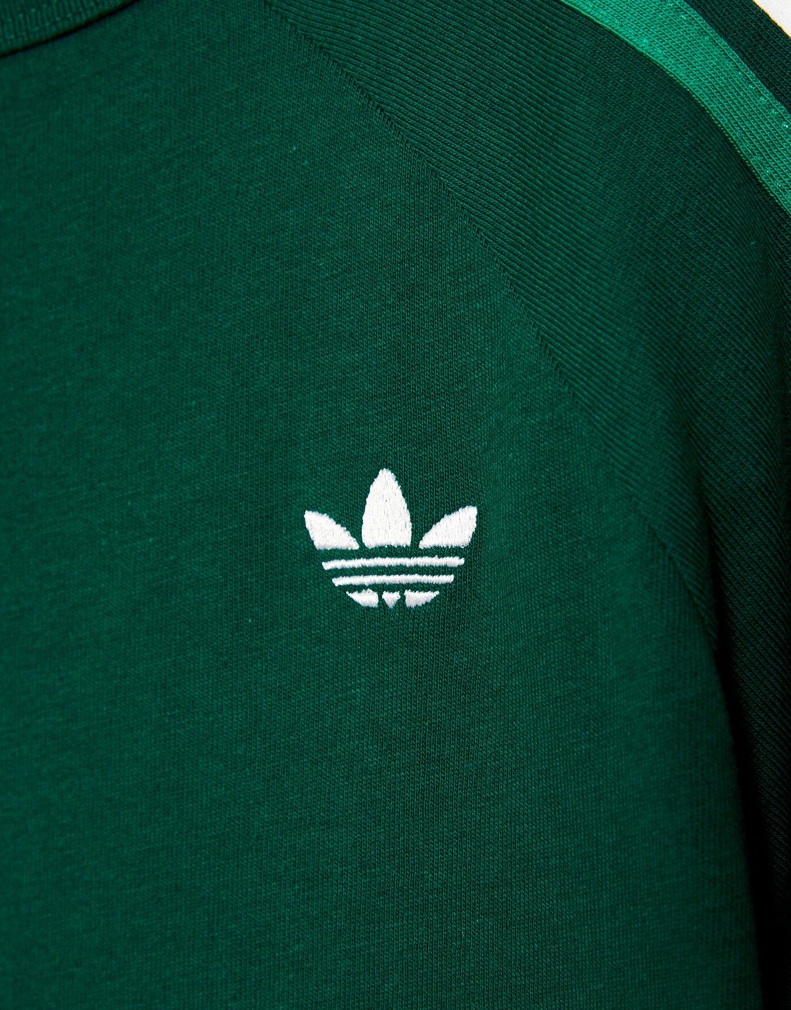 Vaikiški marškinėliai ADIDAS MARŠKINĖLIAI 3 STRIPE TEE KC9514 Žalia