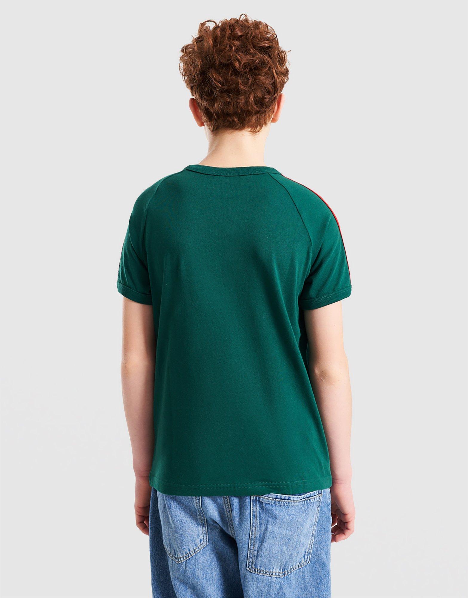 Детска тениска ADIDAS ТЕНИСКА 3 STRIPE TEE KC9514 Зелен