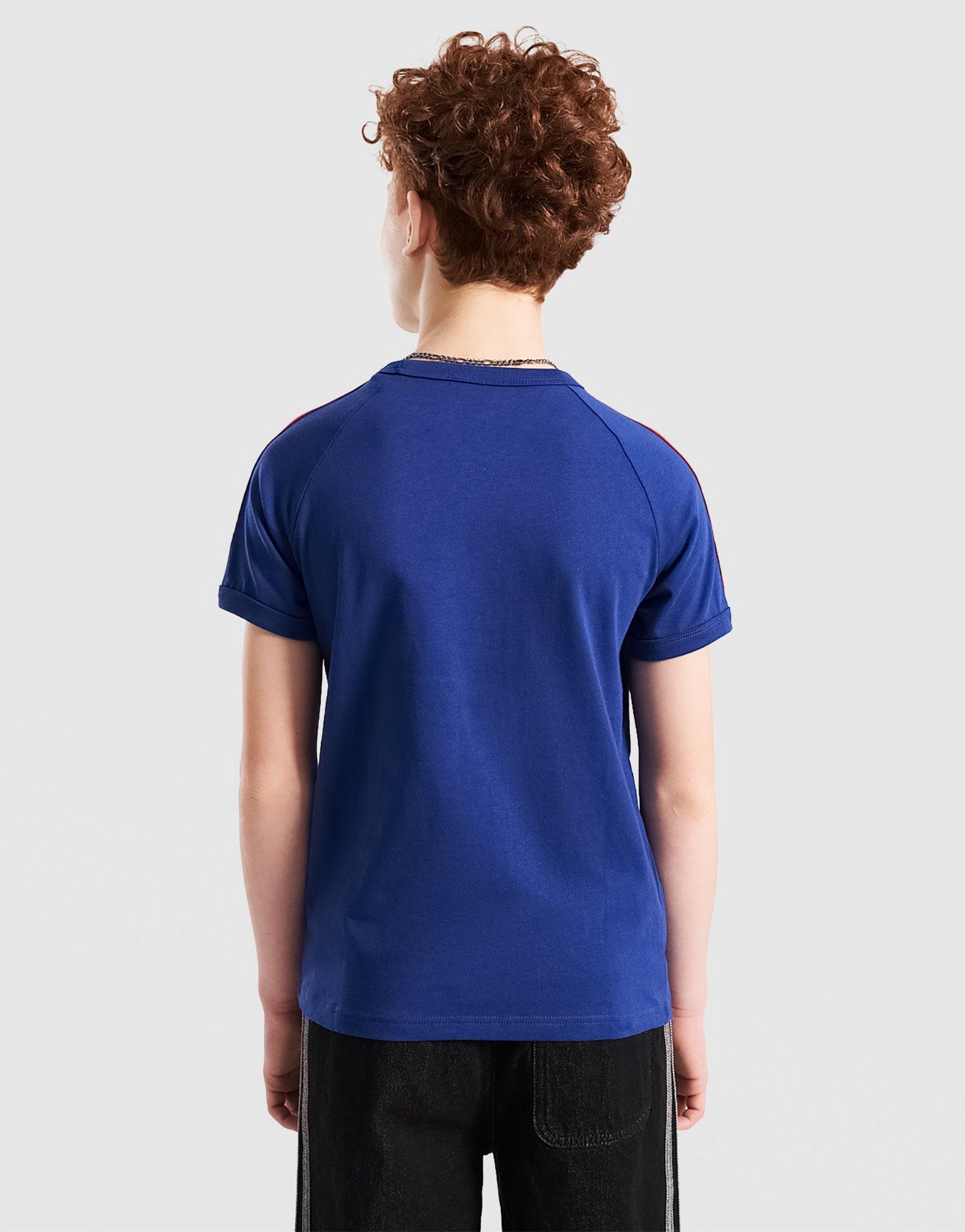 Детска тениска ADIDAS ТЕНИСКА 3 STRIPE TEE KC9515 Тъмносин