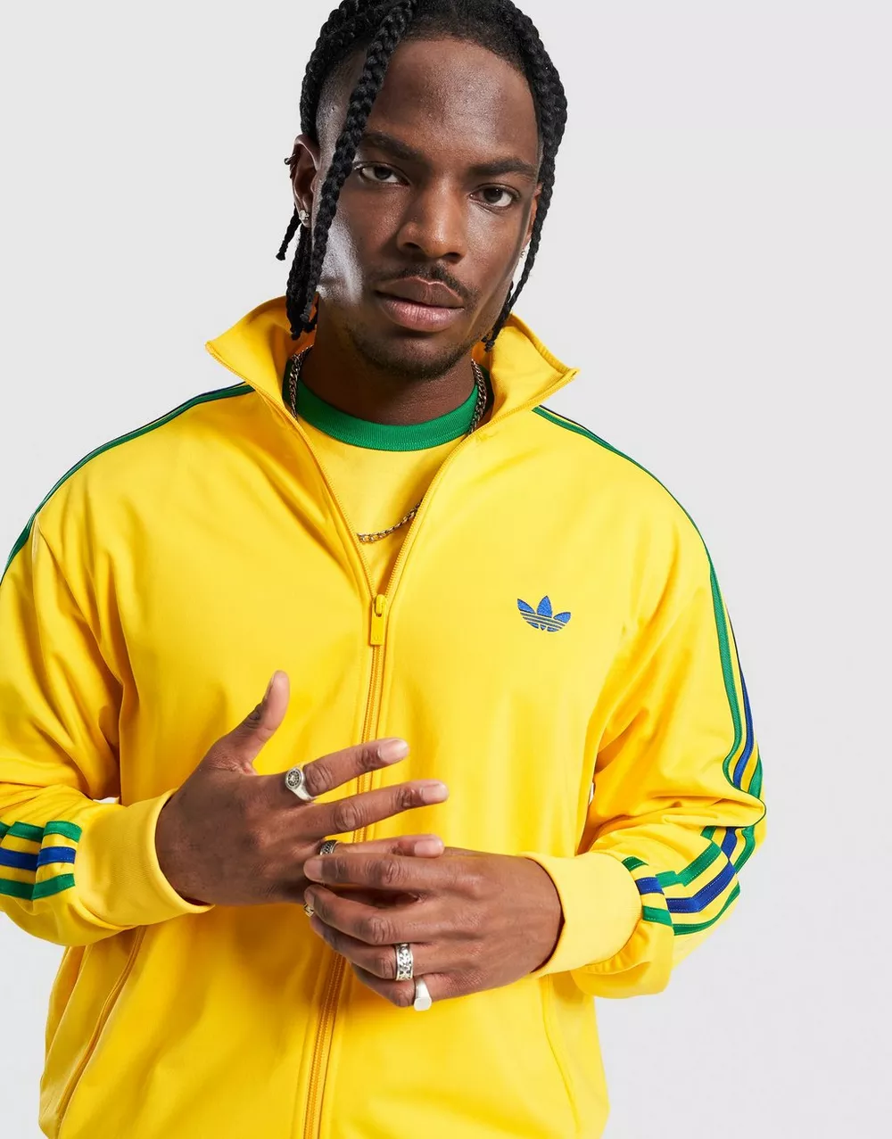 ADIDAS КОФТА НА БЛИСКАВЦІ FIREBIRD TT, фото 1 з 5