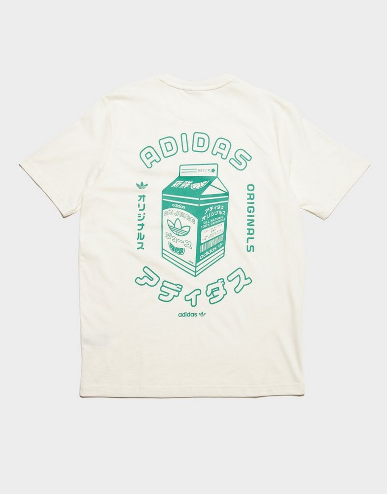 Pánske tričko ADIDAS TRIČKO JAPAN PKG GFX TEE KE0274 Bílá