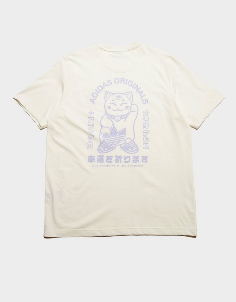 Pánske tričko ADIDAS TRIČKO JAPAN MASCOT TEE KE0278 Biela