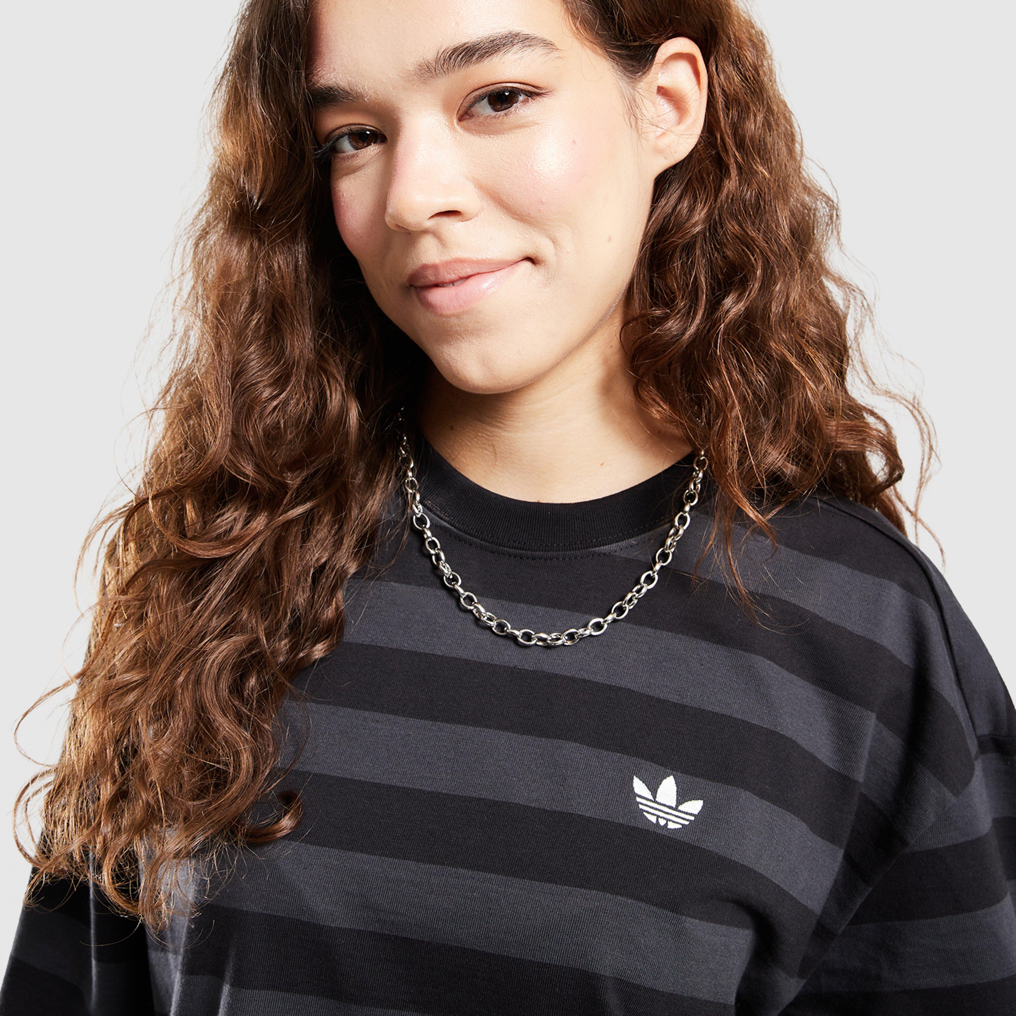 Női póló ADIDAS PÓLÓ STRIPED SS TEE