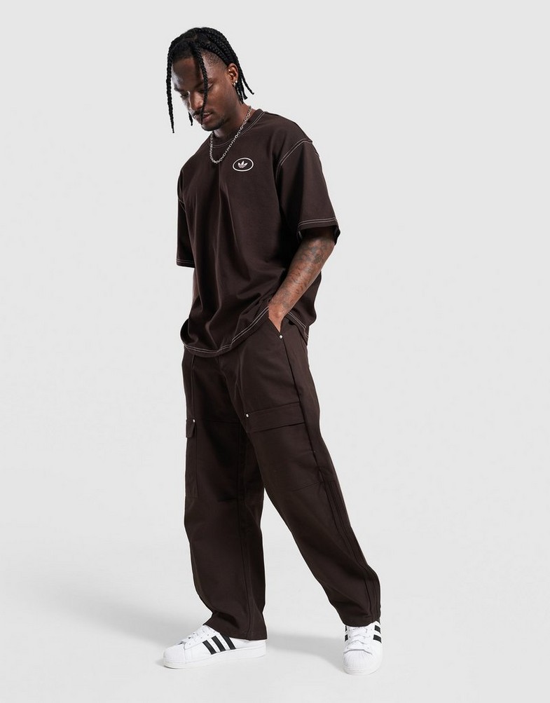 ADIDAS KELNĖS ORIGINALS CARGO WORKPANT KG6442 Vyrams - spalva Ruda