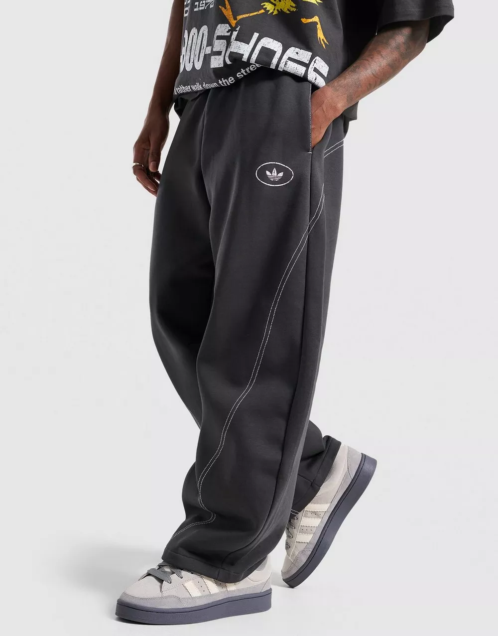 ADIDAS ШТАНИ ORIGINALS SHOEMAKER FLEECE SWEAT, фото 1 з 4