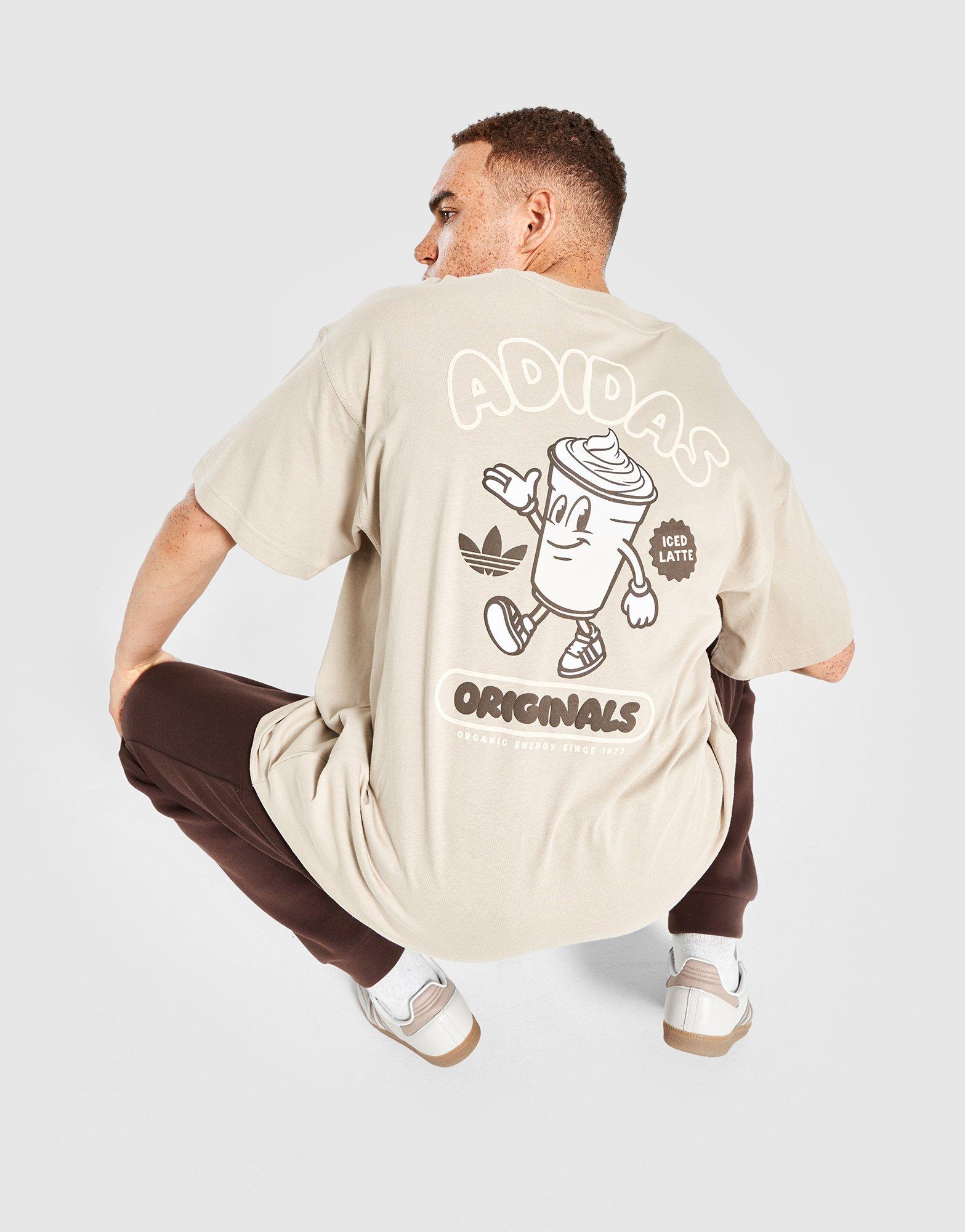 Pánske tričko ADIDAS TRIČKO ICED LATTE KQ6348 Béžová