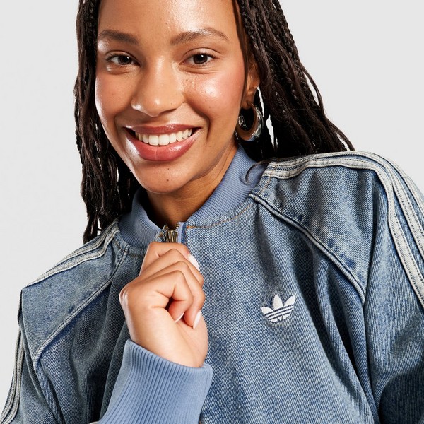 ADIDAS KURTKA SST OVERSIZE DENIM