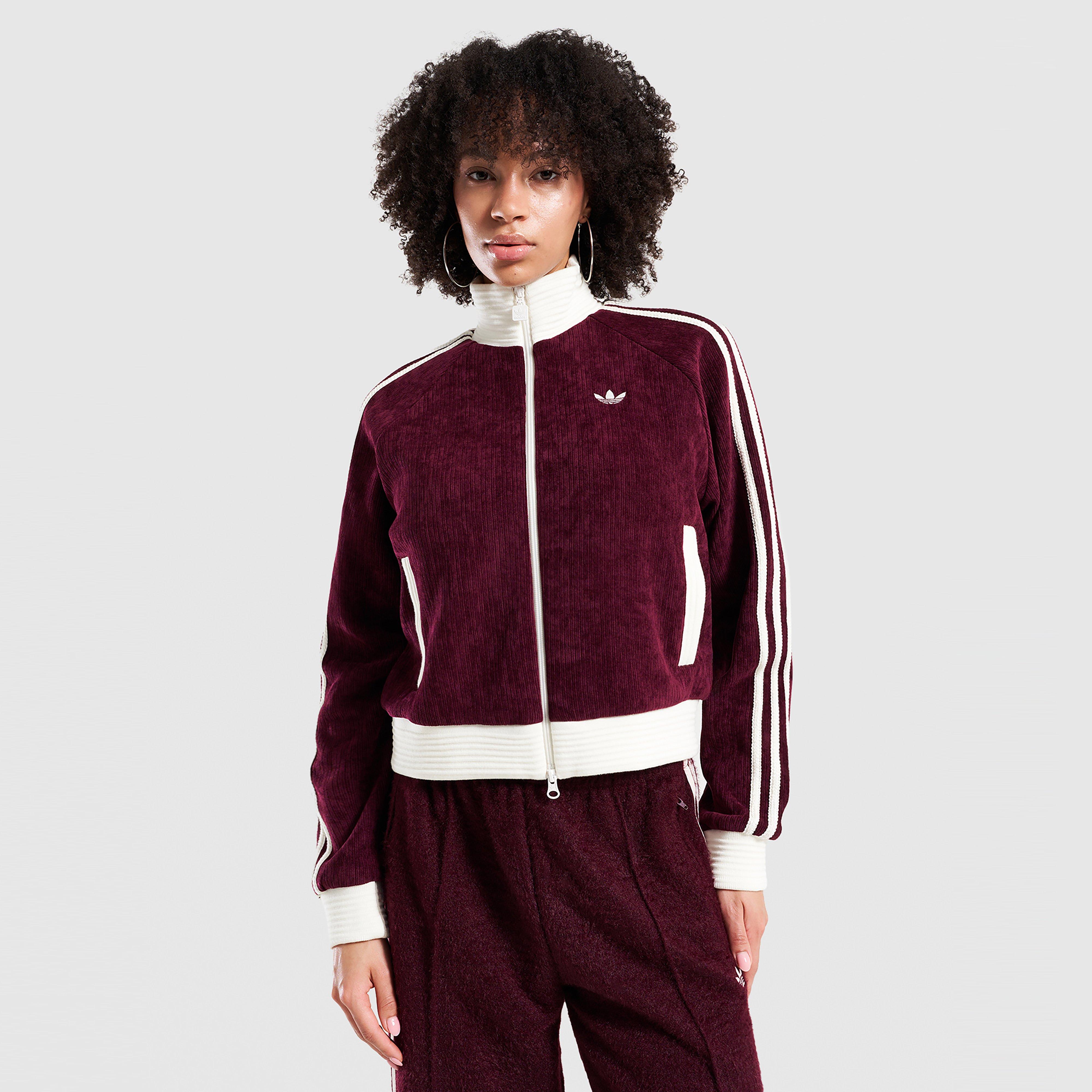 Dámska mikina ADIDAS MIKINA VELOUR KNIT TRACK TOP