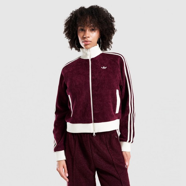 ADIDAS BLUZA ROZPINANA VELOUR KNIT TRACK TOP