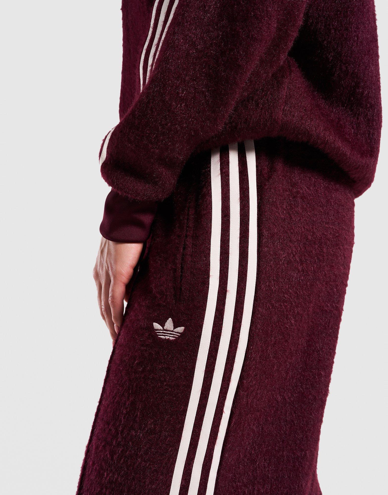 ADIDAS SPODNIE MOHAIR FB TP KS0414 Bordowy