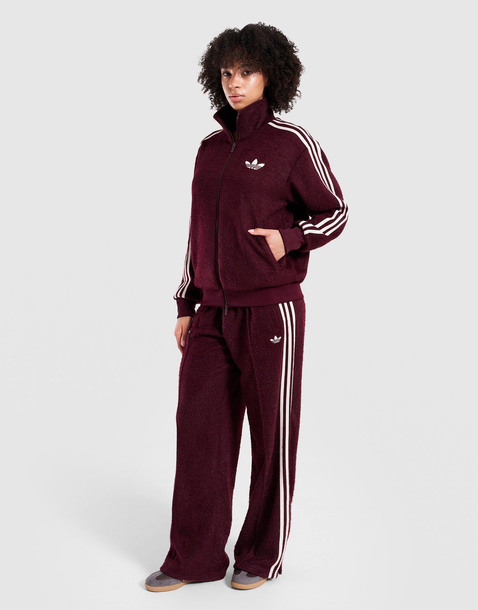 ADIDAS SPODNIE MOHAIR FB TP KS0414 Bordowy